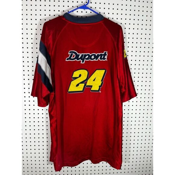 Chase Authentic NASCAR Jeff Gordon DuPont racing jersey size L - Picture 2 of 7